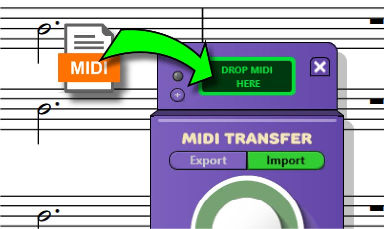 Importing MIDI back onto selected measures in Sibelius